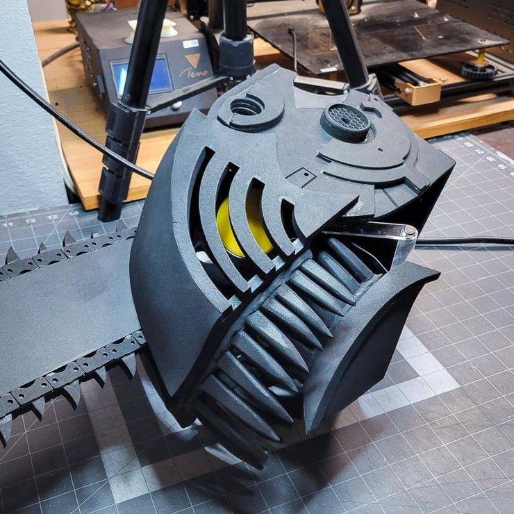 Chainsawman Helmet Foam Kit |EVA Foam Laser Kit | Iwood Cosplay - IwoodCosplay