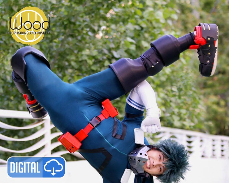My Hero Academia | Deku Cosplay Leg Patterns | EVA Foam - IwoodCosplay